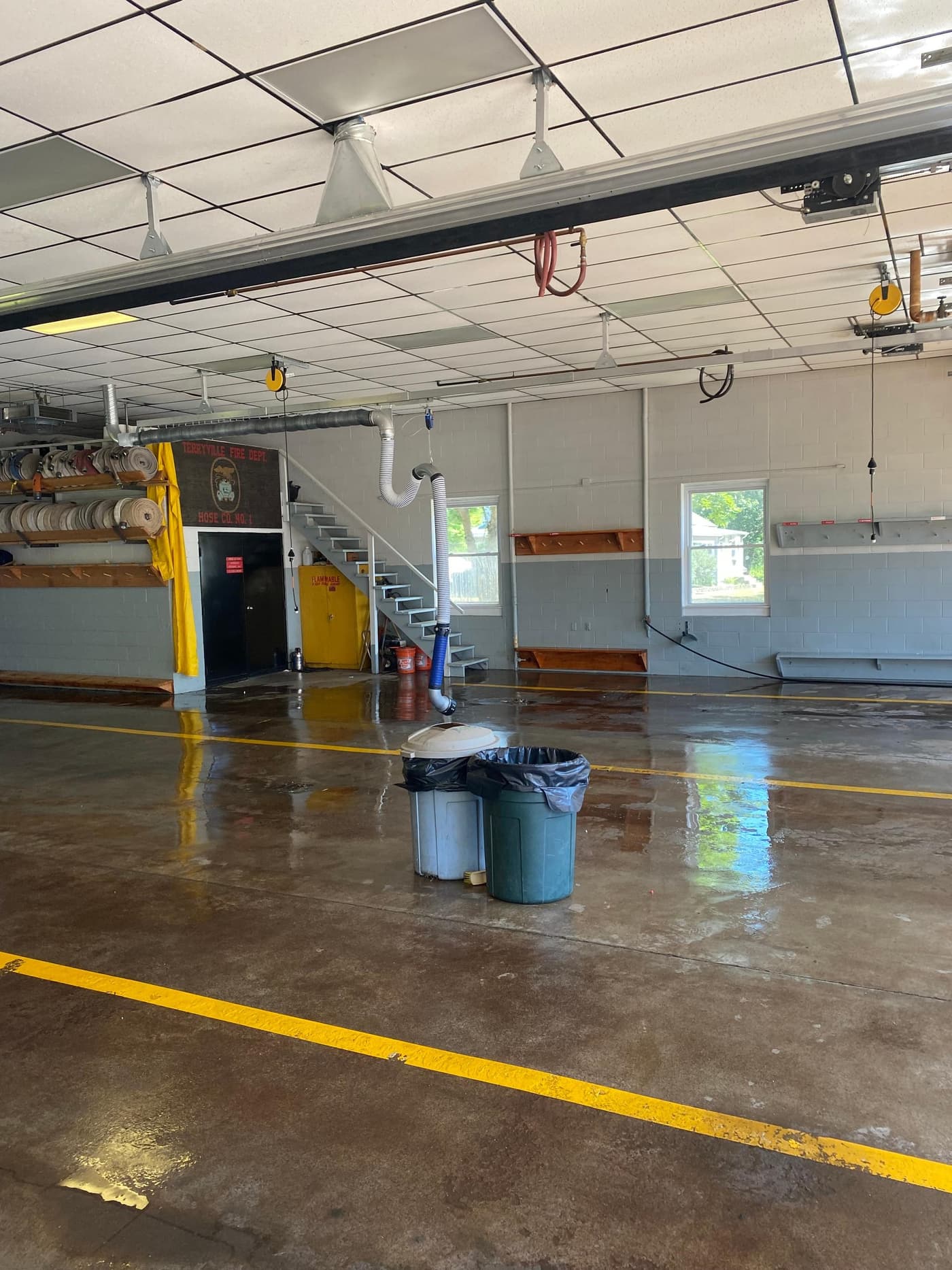Terryville Fire Department interior cleaned by Pals Power Washing